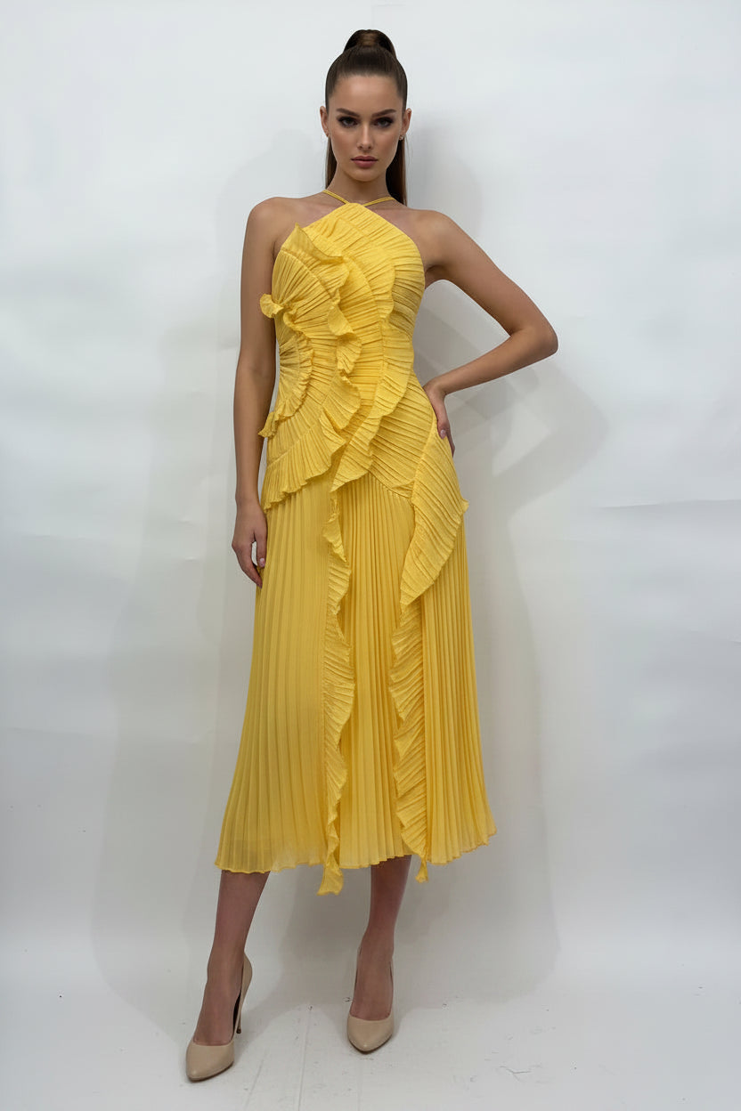 2026 European & American Fashion Strapless Sexy Backless Tassel Dress – Summer Slit Temperament Dress